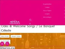 Sites similar to opera-rennes.fr