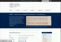 Sites similar to opera.adwmainz.de