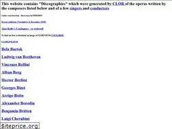 Sites similar to operadis-opera-discography.org.uk