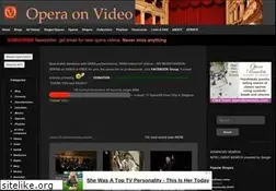 Sites similar to operaonvideo.com