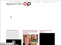 Sites similar to operaparallele.org