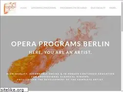 Sites similar to operaprogramsberlin.com