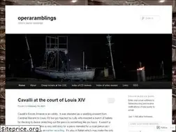 Sites similar to operaramblings.blog