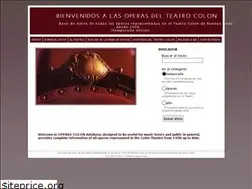 Sites similar to operas-colon.com.ar
