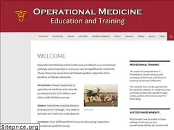 Sites similar to operationalmedicine.org