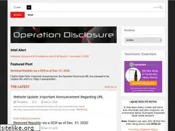 Sites similar to operationdisclosure1.blogspot.com
