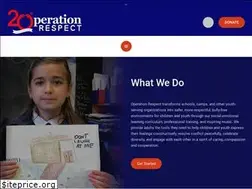 Sites similar to operationrespect.org