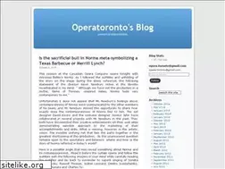 Sites similar to operatoronto.wordpress.com