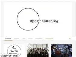 Sites similar to opernhausblog.de