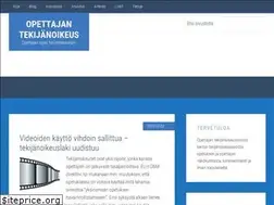 Sites similar to opettajantekijanoikeus.fi