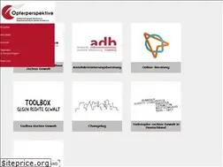 Sites similar to opferperspektive.de