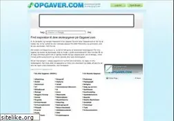 Sites similar to opgaver.com