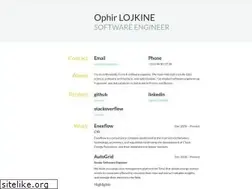 Sites similar to ophir.dev