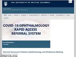 Sites similar to ophthalmology.ubc.ca