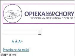 Sites similar to opiekanadchorym.pl