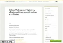 Sites similar to opiniaobomvaleapena.com.br