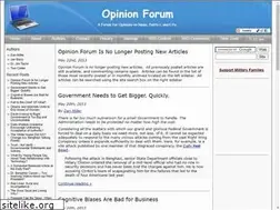 Sites similar to opinion-forum.com