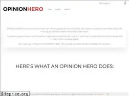 Sites similar to opinionhero.com