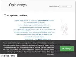 Sites similar to opinionsys.com