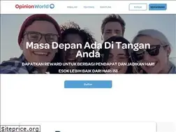 Sites similar to opinionworld.co.id