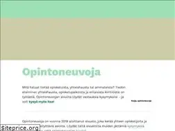 Sites similar to opintoneuvoja.fi