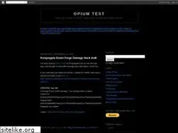 Sites similar to opiumtest.blogspot.com