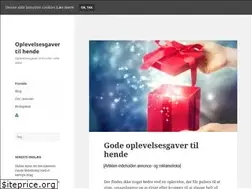Sites similar to oplevelsesgaver-til-hende.dk