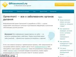 Sites similar to opnevmonii.ru