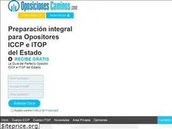 Sites similar to oposicionescaminos.com