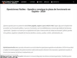 Sites similar to oposicionesfaciles.es