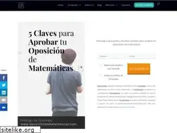 Sites similar to oposicionesmatematicas.com
