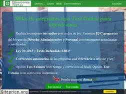 Sites similar to oposicionestest.es