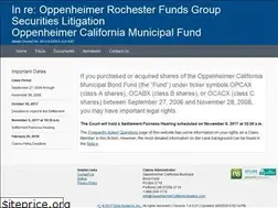 Sites similar to oppenheimercalmunilitigation.com