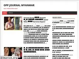 Sites similar to oppjournalmyanmar.com