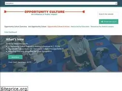 Sites similar to opportunityculture.org