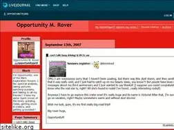 Sites similar to opportunitygrrl.livejournal.com