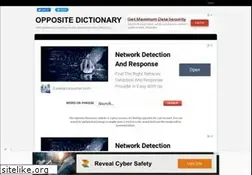 Sites similar to opposite-dictionary.com