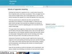 Sites similar to opposite-of.com
