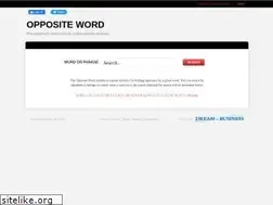Sites similar to opposite-word.com
