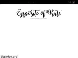 Sites similar to oppositeofkate.com