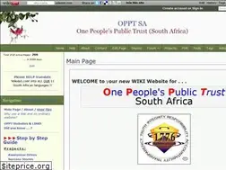 Sites similar to oppt-sa.wikidot.com