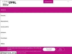 Sites similar to oprl.be