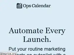 Sites similar to opscalendar.com