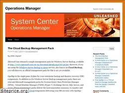 Sites similar to opsmgrunleashed.wordpress.com