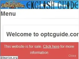 Sites similar to optcguide.com