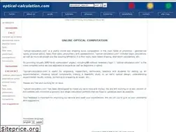 Sites similar to optical-calculation.com