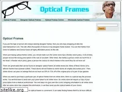Sites similar to opticalframes.com