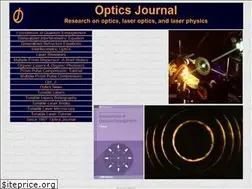 Sites similar to opticsjournal.com