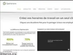 Sites similar to optihoraire.com