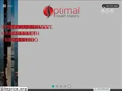 Sites similar to optimalhealthmatters.com